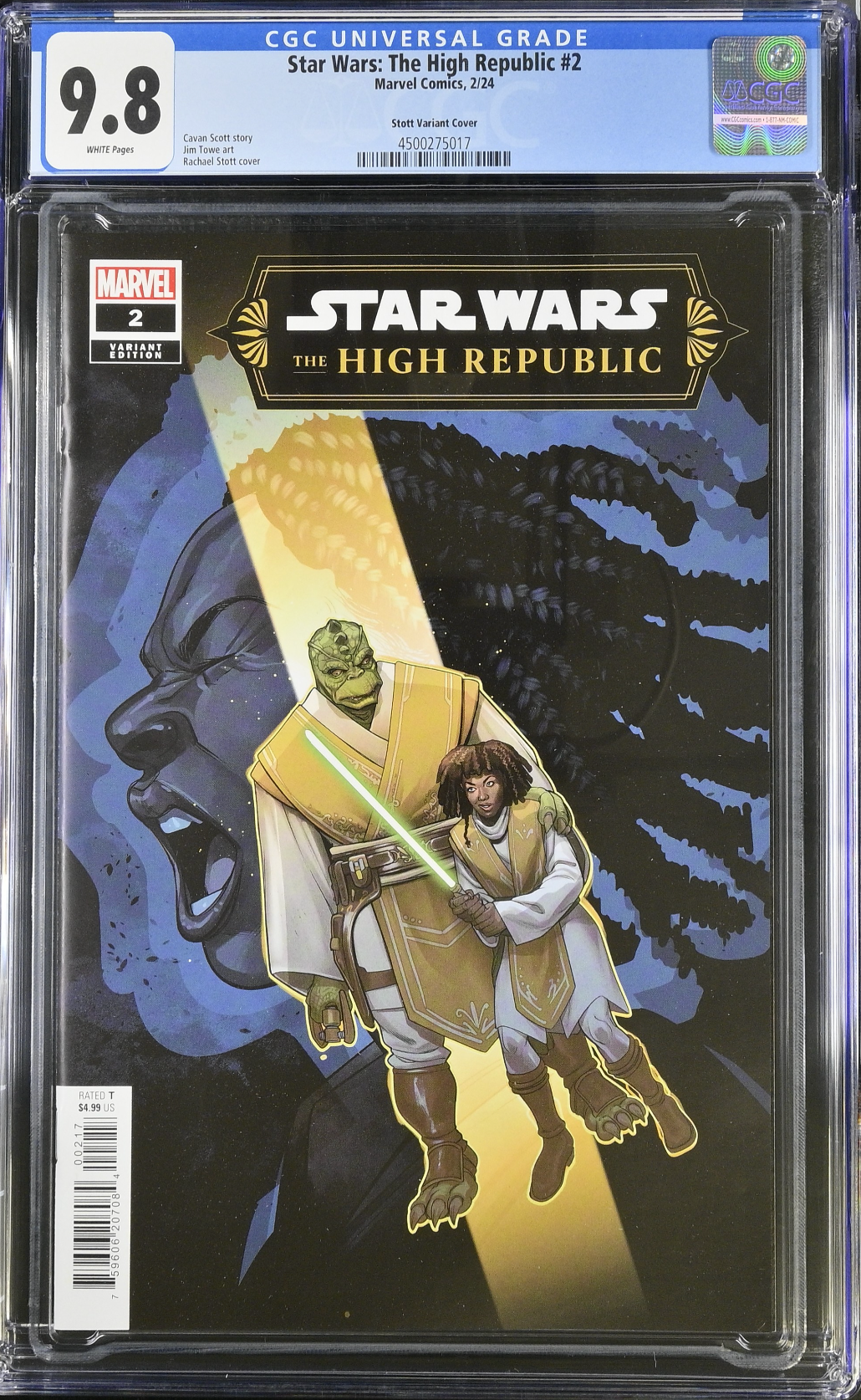 Star Wars: The High Republic (Phase III) #2 Stott 1:25 Retailer Incentive Variant CGC 9.8