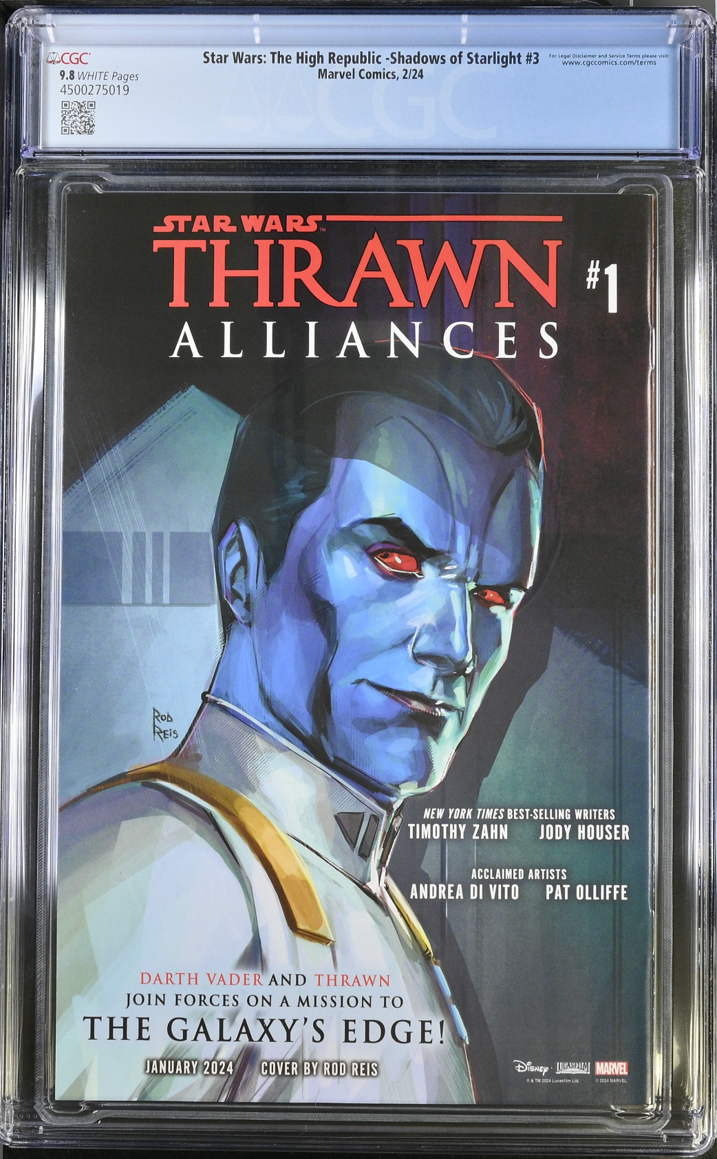 Star Wars: The High Republic - Shadows of Starlight #3 CGC 9.8