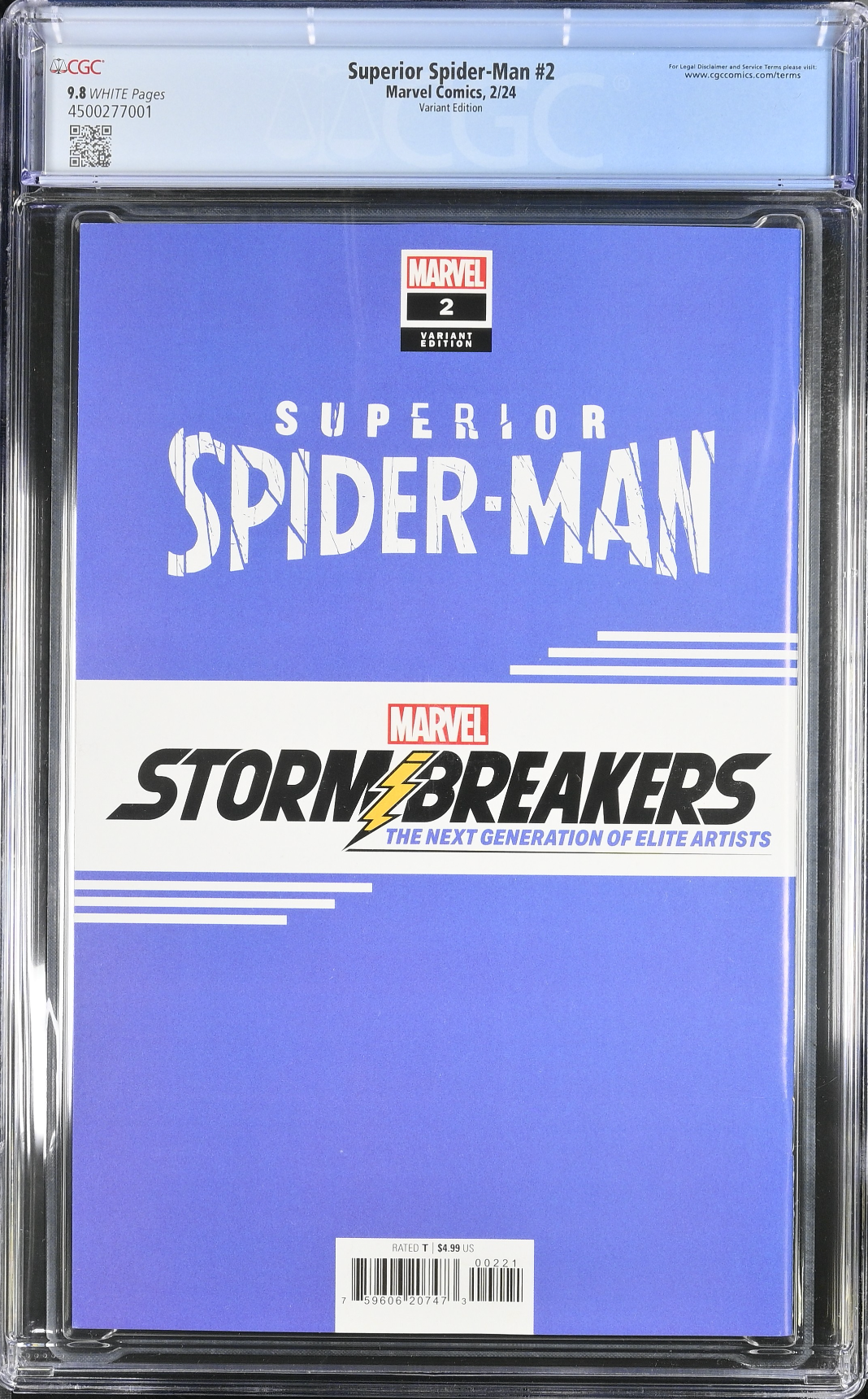 Superior Spider-Man #2 Klein Variant CGC 9.8
