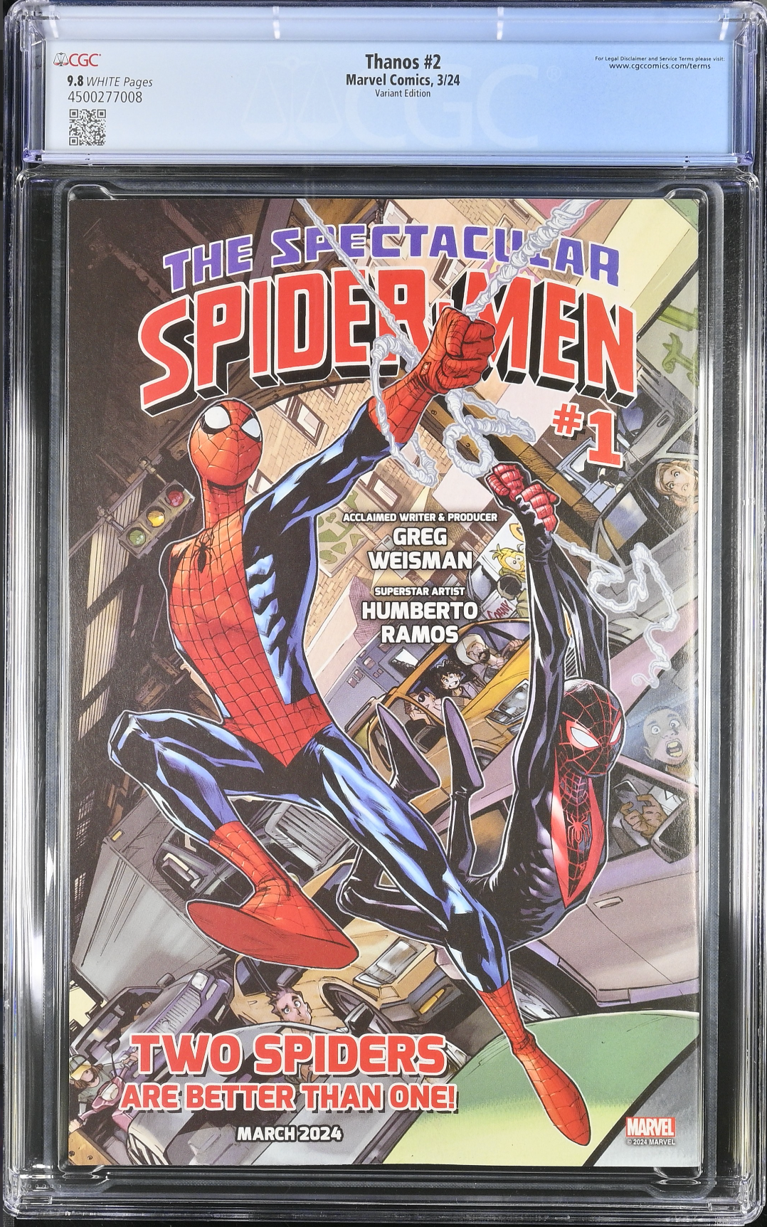 Thanos #2 Clarke Variant CGC 9.8