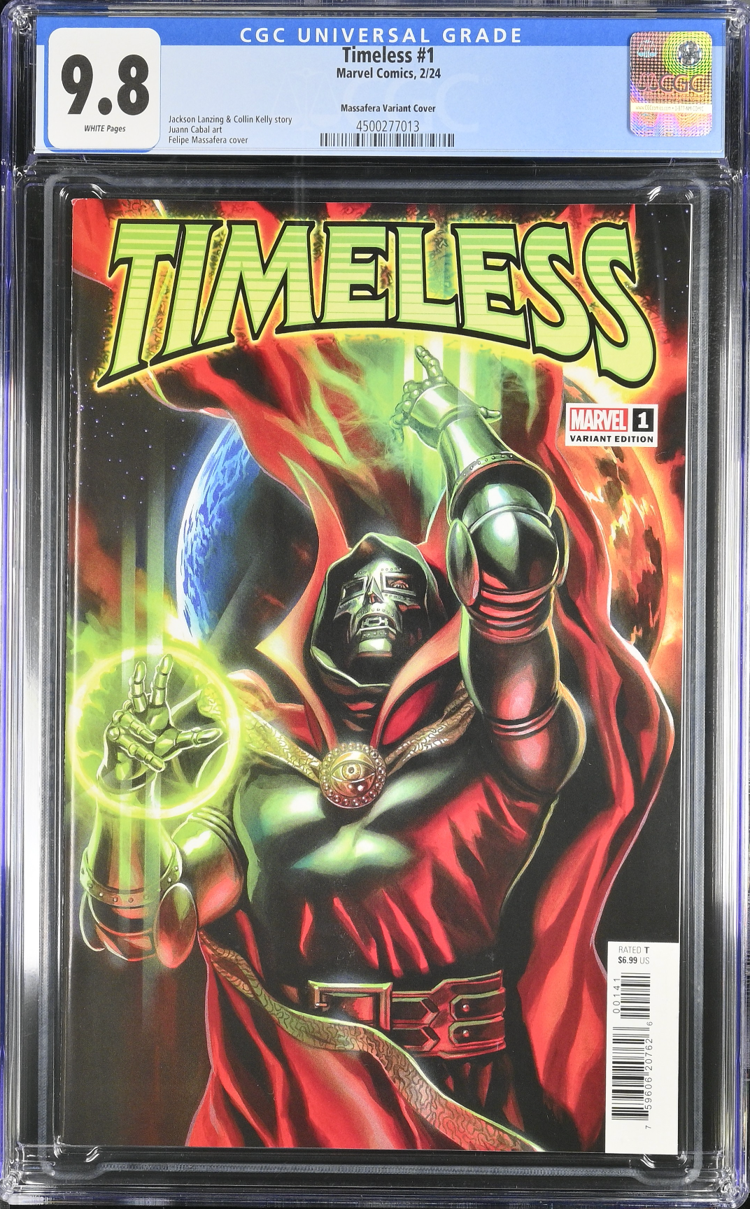 Timeless #1 Massafera Spoiler Variant CGC 9.8