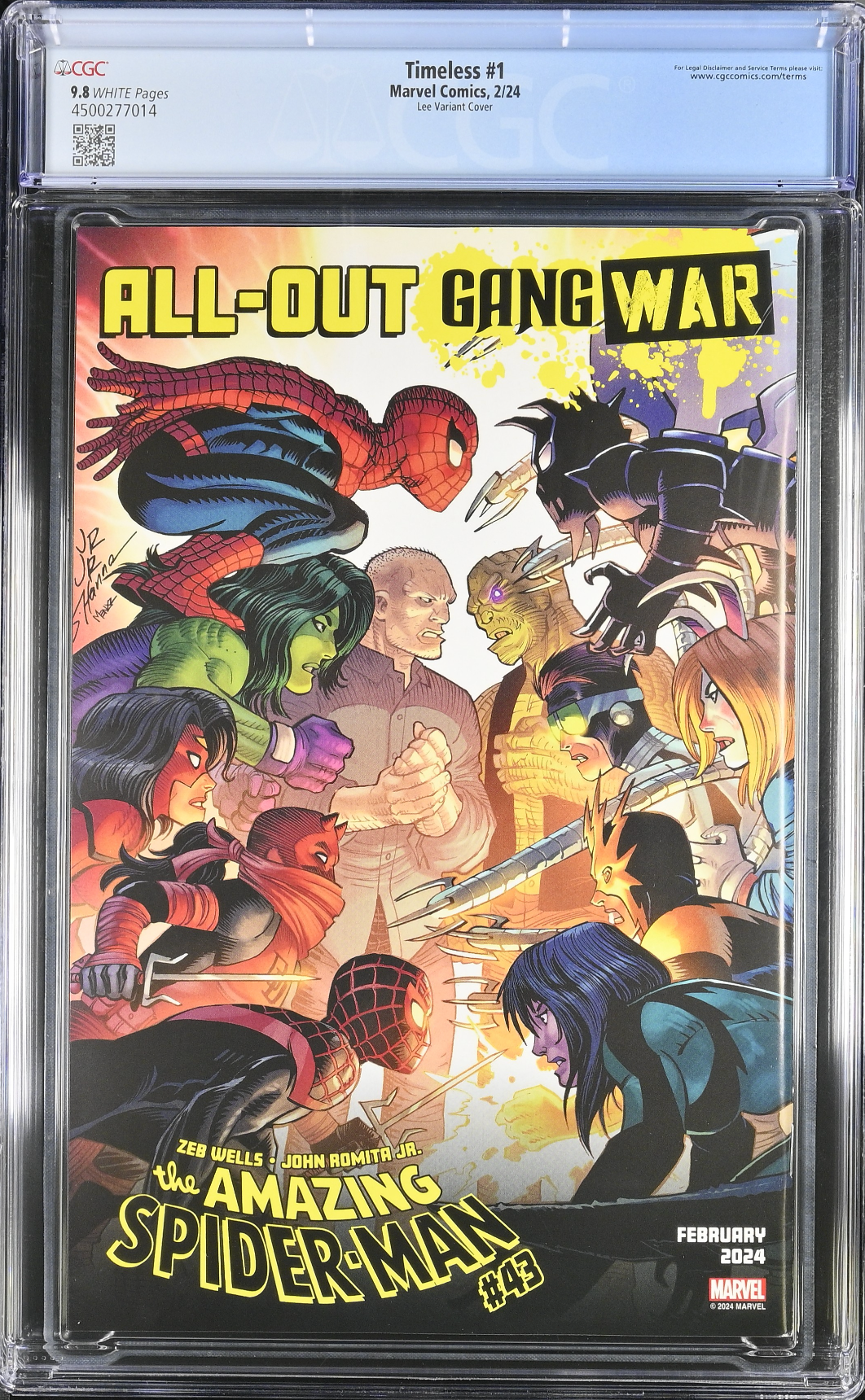 Timeless #1 InHyuk Lee Variant CGC 9.8