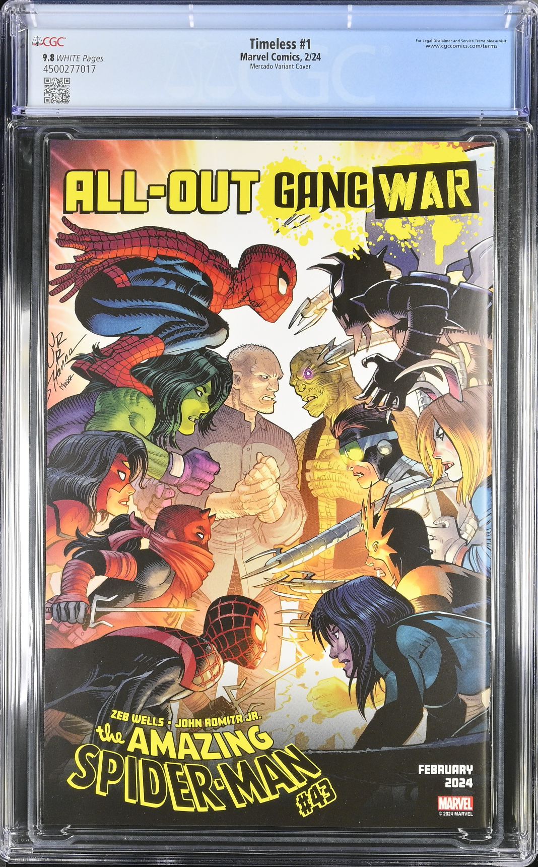 Timeless #1 Mercado 1:25 Retailer Incentive Variant CGC 9.8