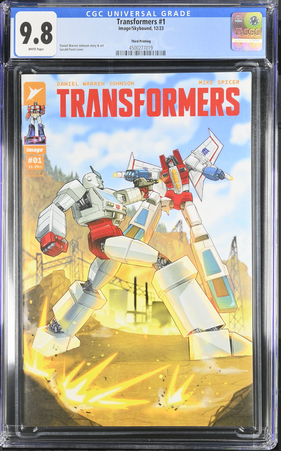 Transformers #1 Third Printing CGC 9.8