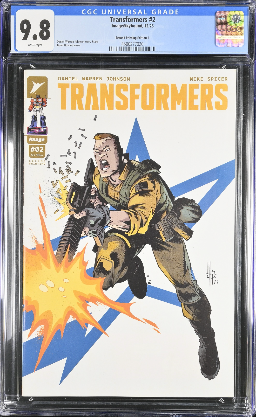 Transformers #2 Second Printing - Cover A CGC 9.8