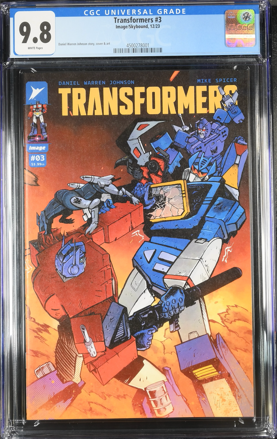 Transformers #3 CGC 9.8