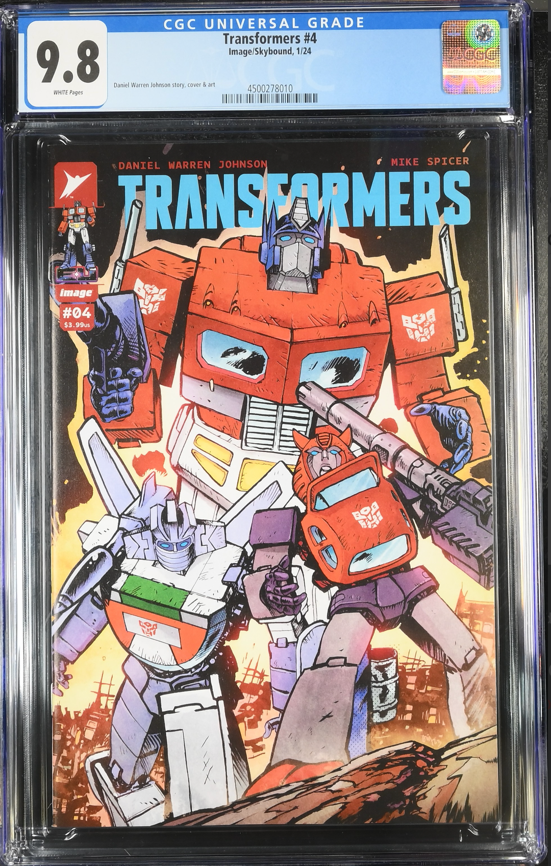 Transformers #4 CGC 9.8