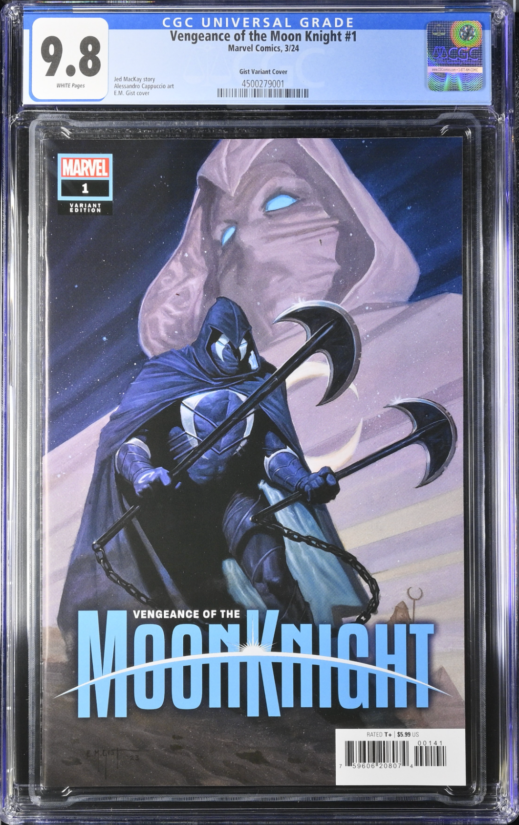 Vengeance of the Moon Knight #1 Gist Variant CGC 9.8