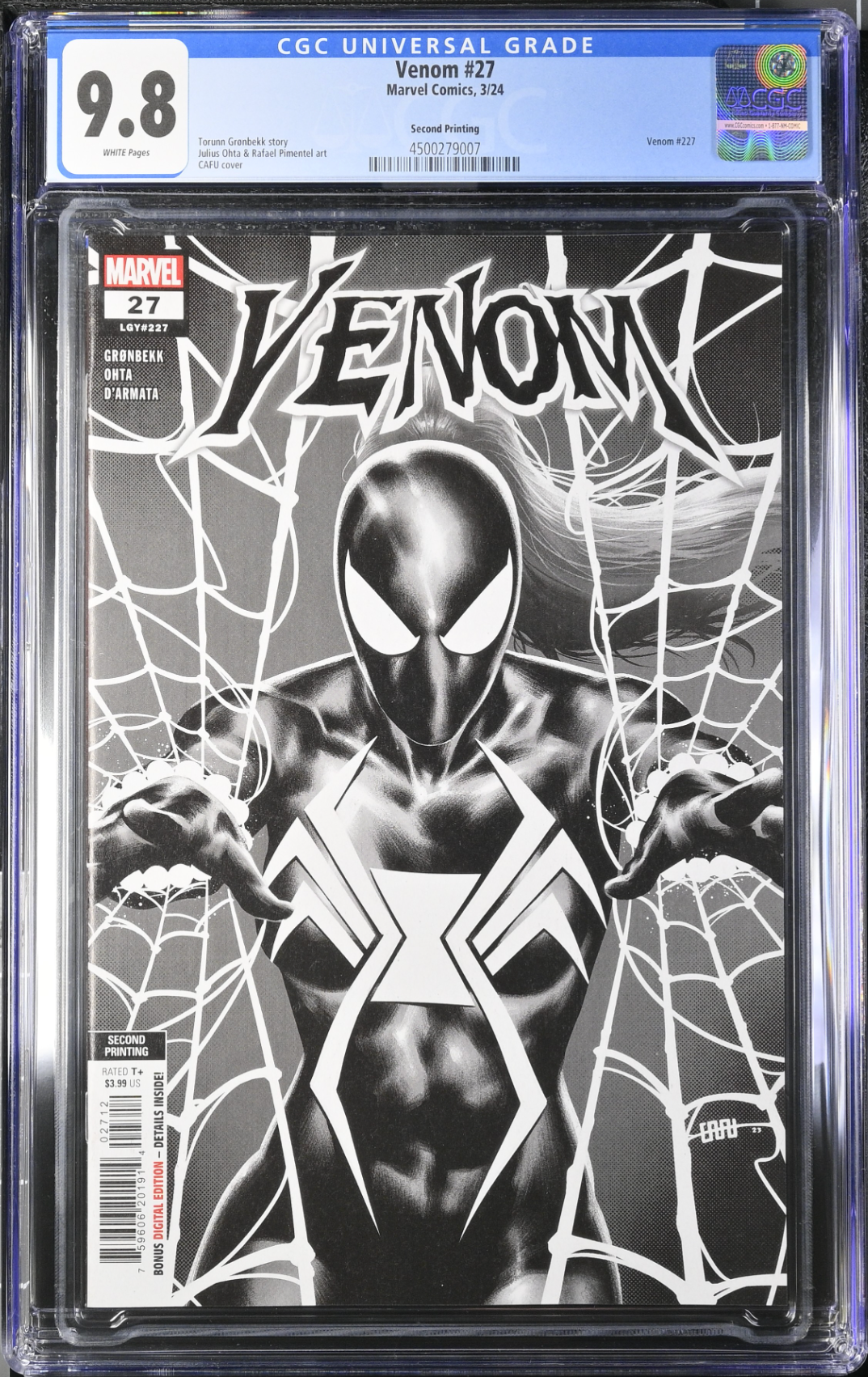 Venom #27 Second Printing CGC 9.8