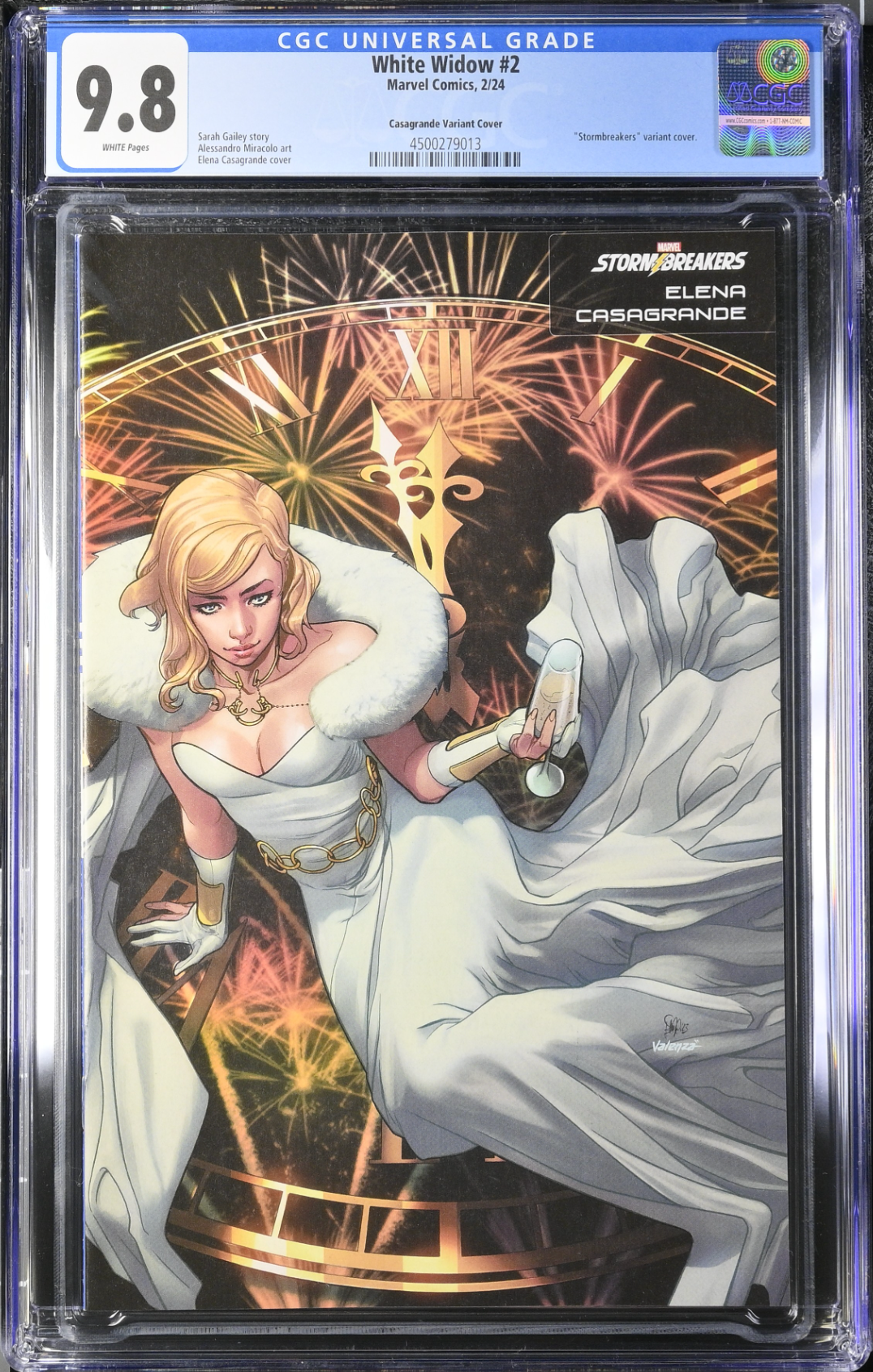 White Widow #2 Casagrande Variant CGC 9.8
