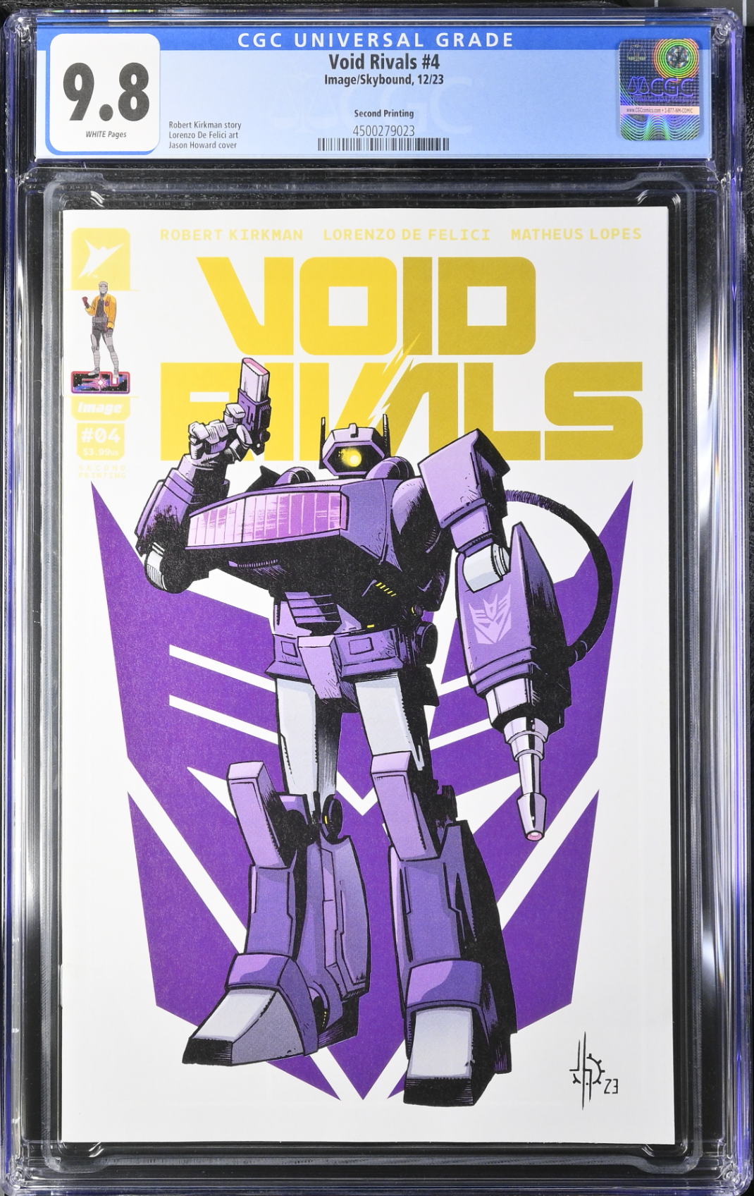 Void Rivals #4 Second Printing CGC 9.8