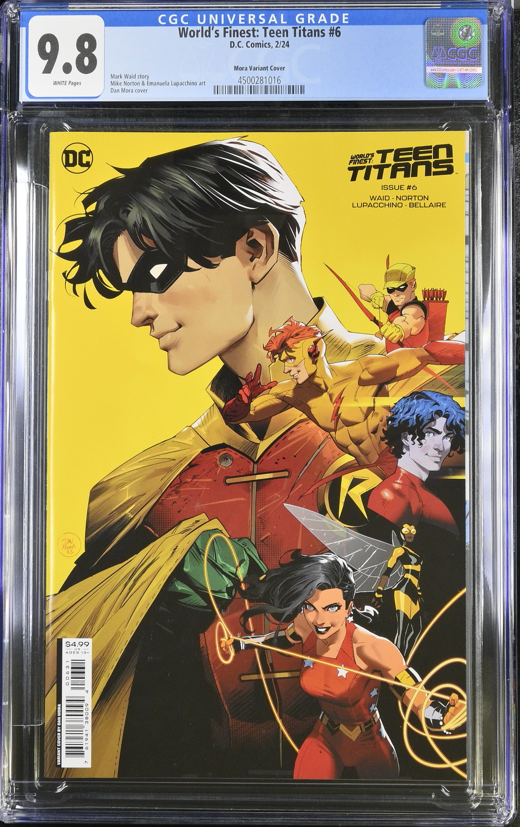 World's Finest: Teen Titans #6 Mora Variant CGC 9.8