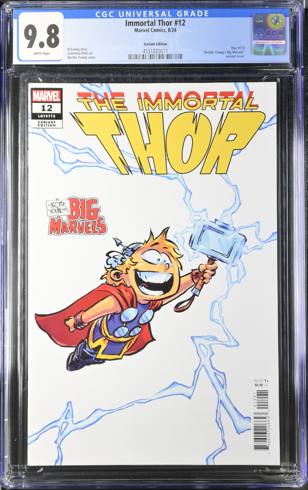 Immortal Thor #12 Young Variant CGC 9.8