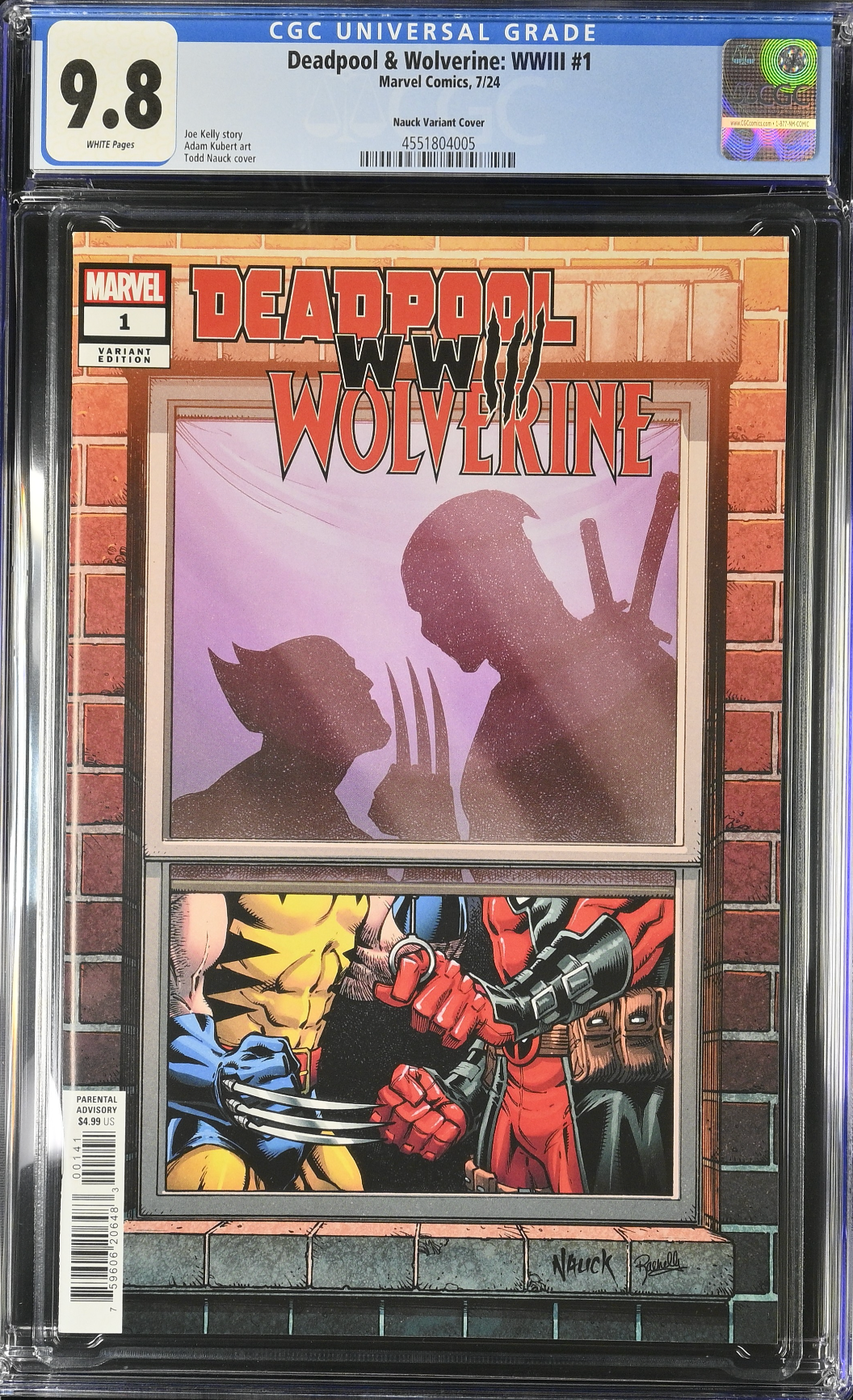 Deadpool & Wolverine: WWIII #1 Nauck Variant CGC 9.8