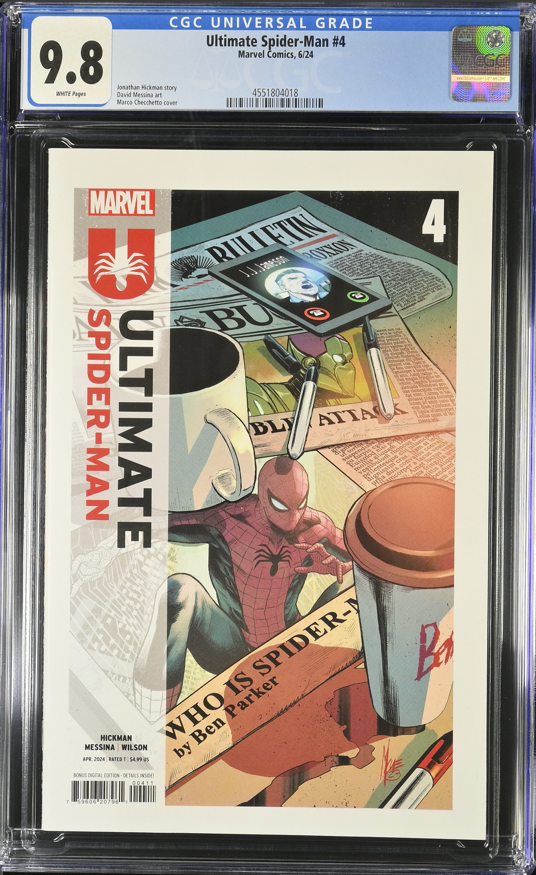 Ultimate Spider-Man #4 CGC 9.8