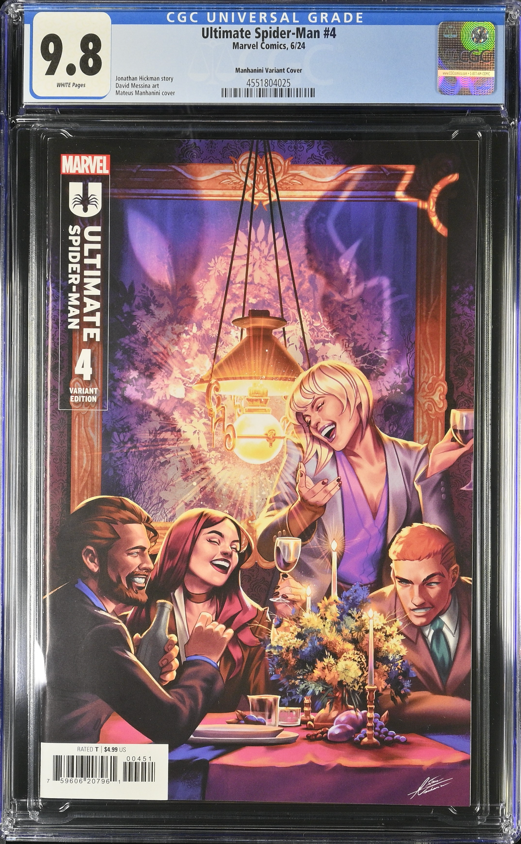 Ultimate Spider-Man #4 Manhanini Variant CGC 9.8