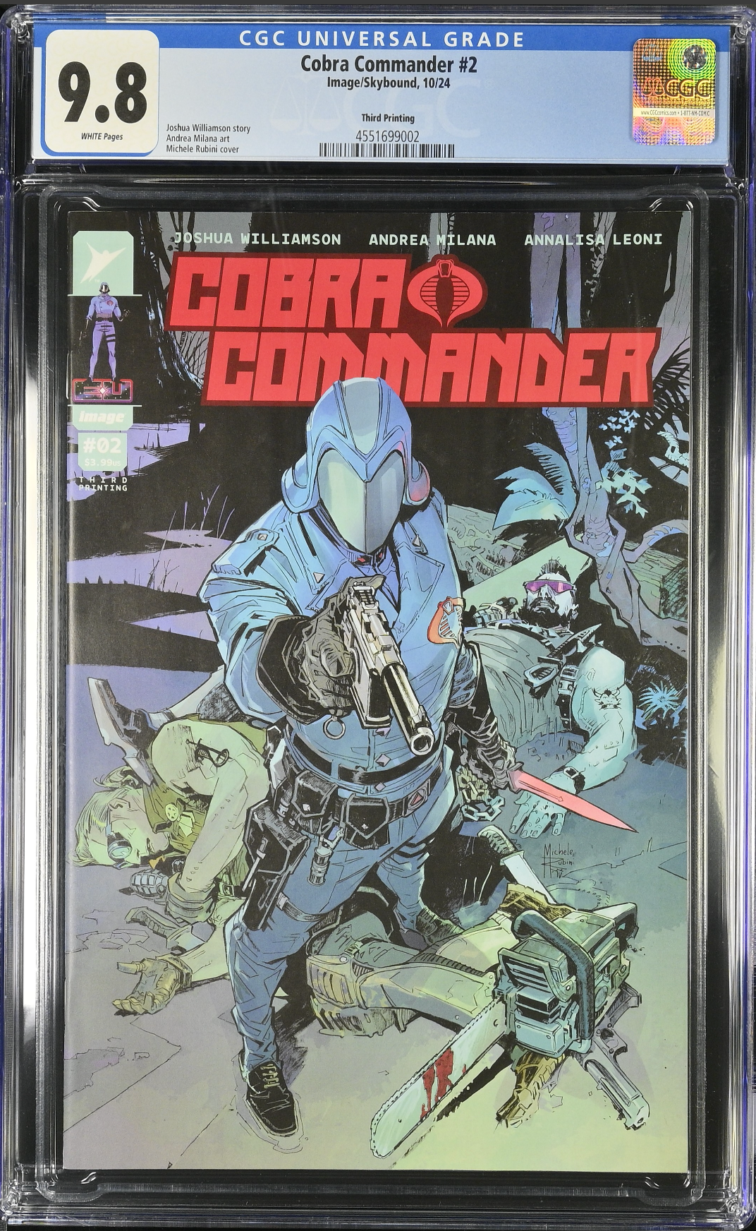 Cobra Commander #2 Third Printing CGC 9.8