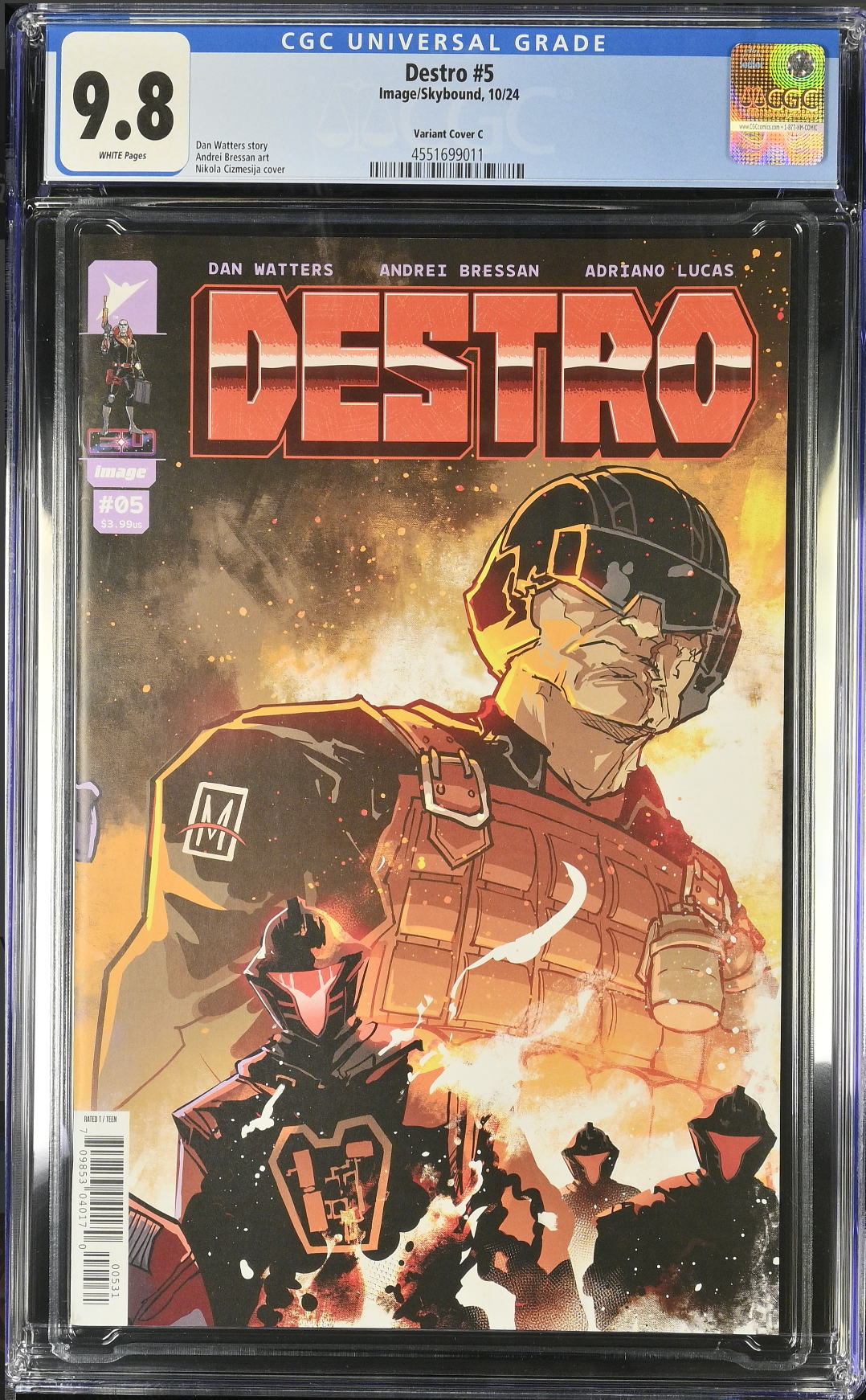 Destro #5 Cizmesija 1:10 Retailer Incentive Variant CGC 9.8