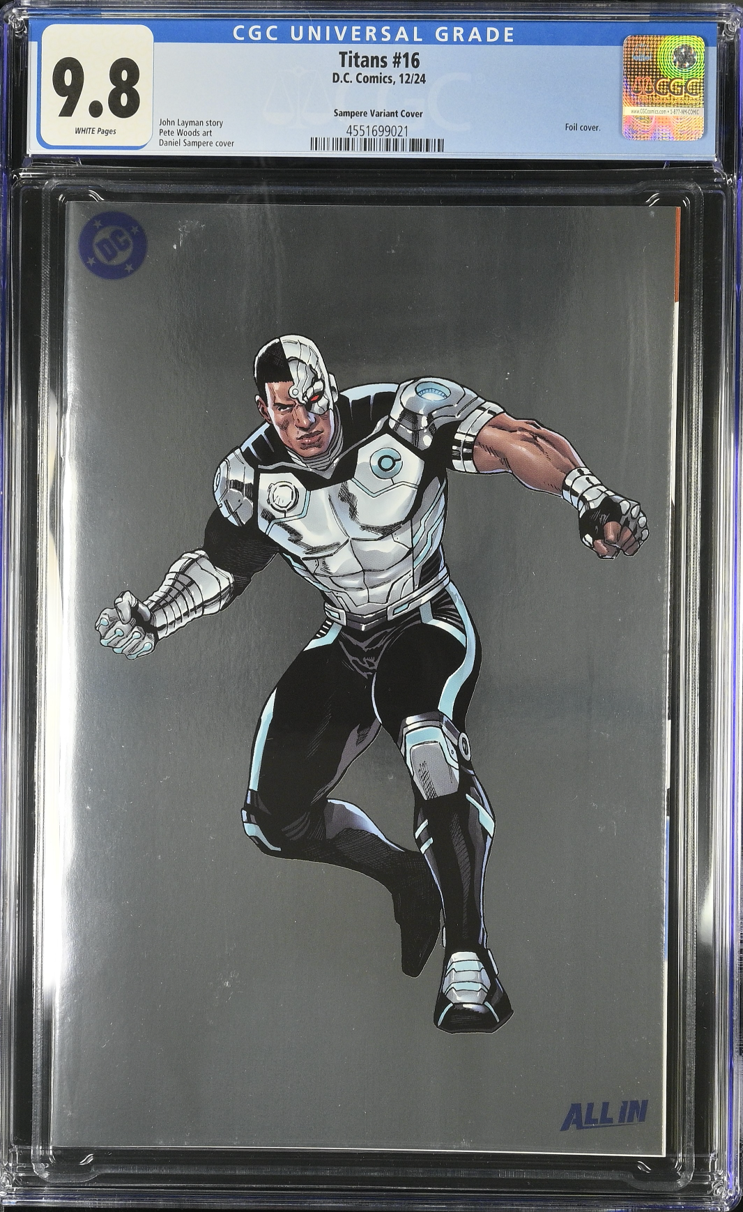 Titans #16 Sampere Foil Variant CGC 9.8