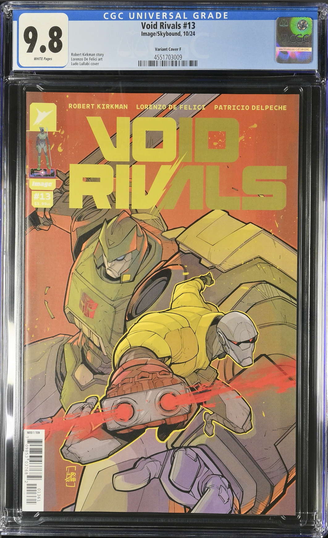 Void Rivals #13 Lullabi 1:100 Retailer Incentive Variant CGC 9.8