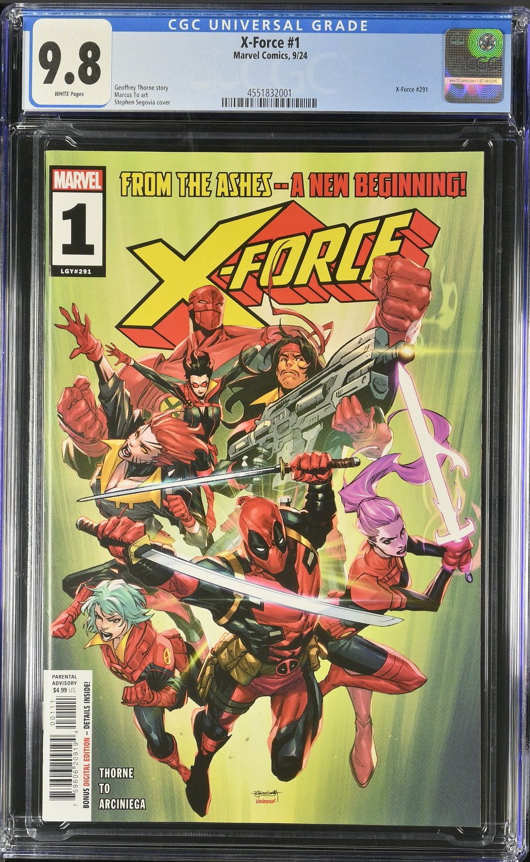 X-Force #1 CGC 9.8