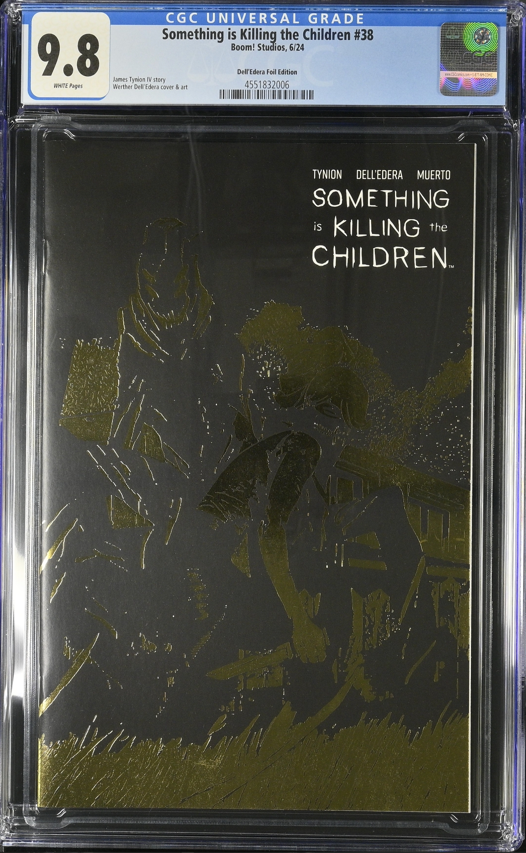 Something is Killing the Children #38 Dell'Edera 5 Year Foil Variant CGC 9.8