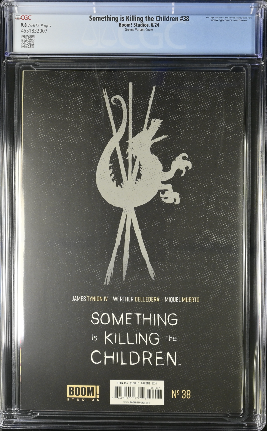 Something is Killing the Children #38 Greene FOC Reveal Variant CGC 9.8