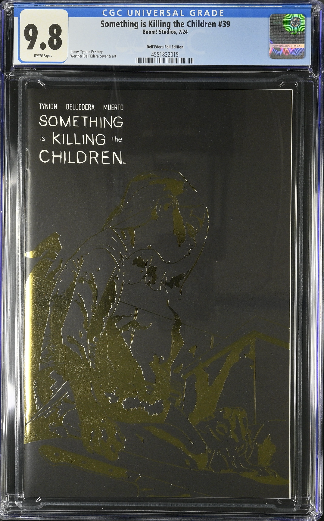 Something is Killing the Children #39 Dell'Edera 5 Year Foil Variant CGC 9.8