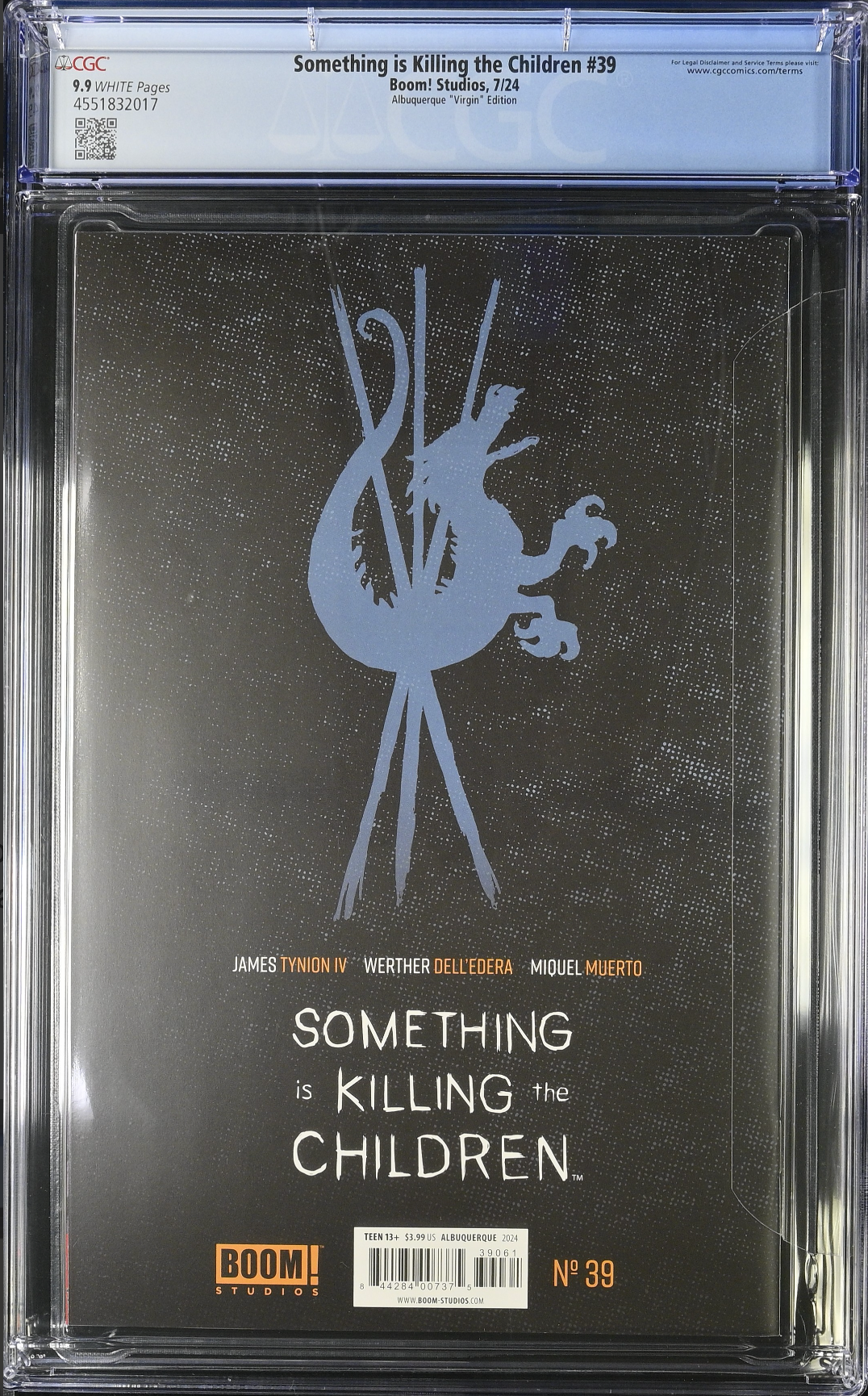 Something is Killing the Children #39 Albuquerque FOC Reveal Variant CGC 9.9