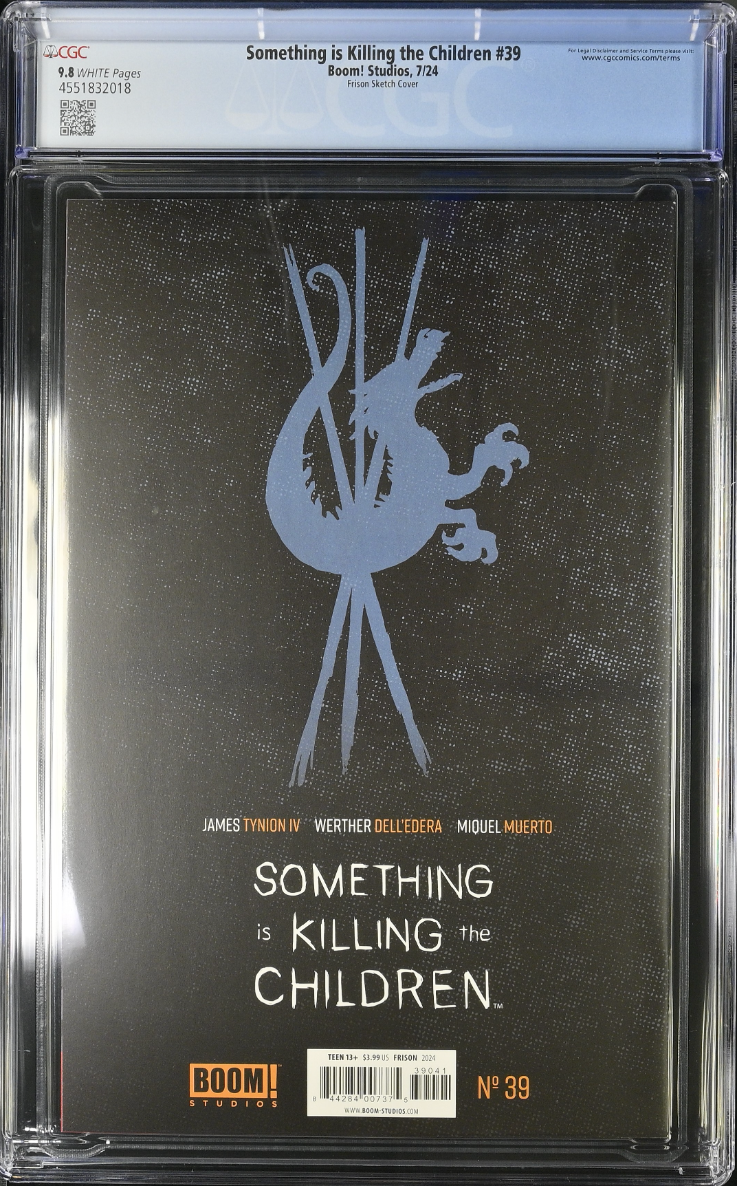 Something is Killing the Children #39 Frison 1:25 Retailer Incentive Variant CGC 9.8