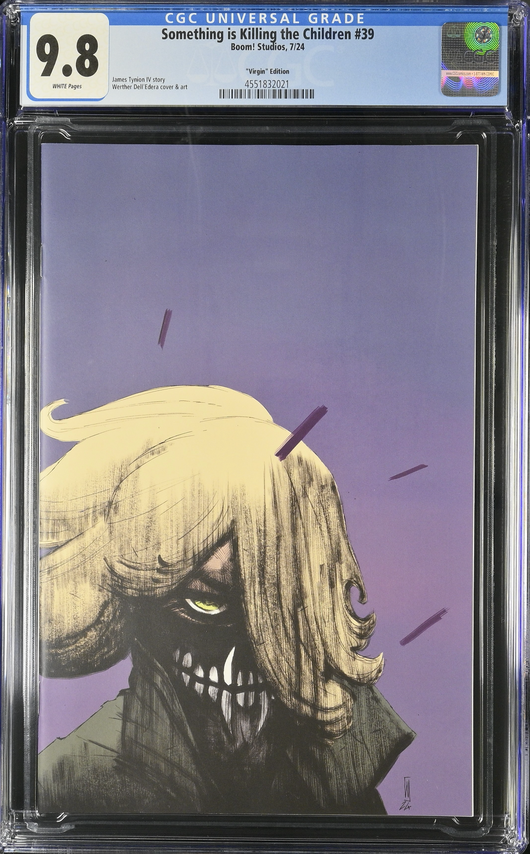 Something is Killing the Children #39 Unlockable Virgin Retailer Incentive Variant CGC 9.8