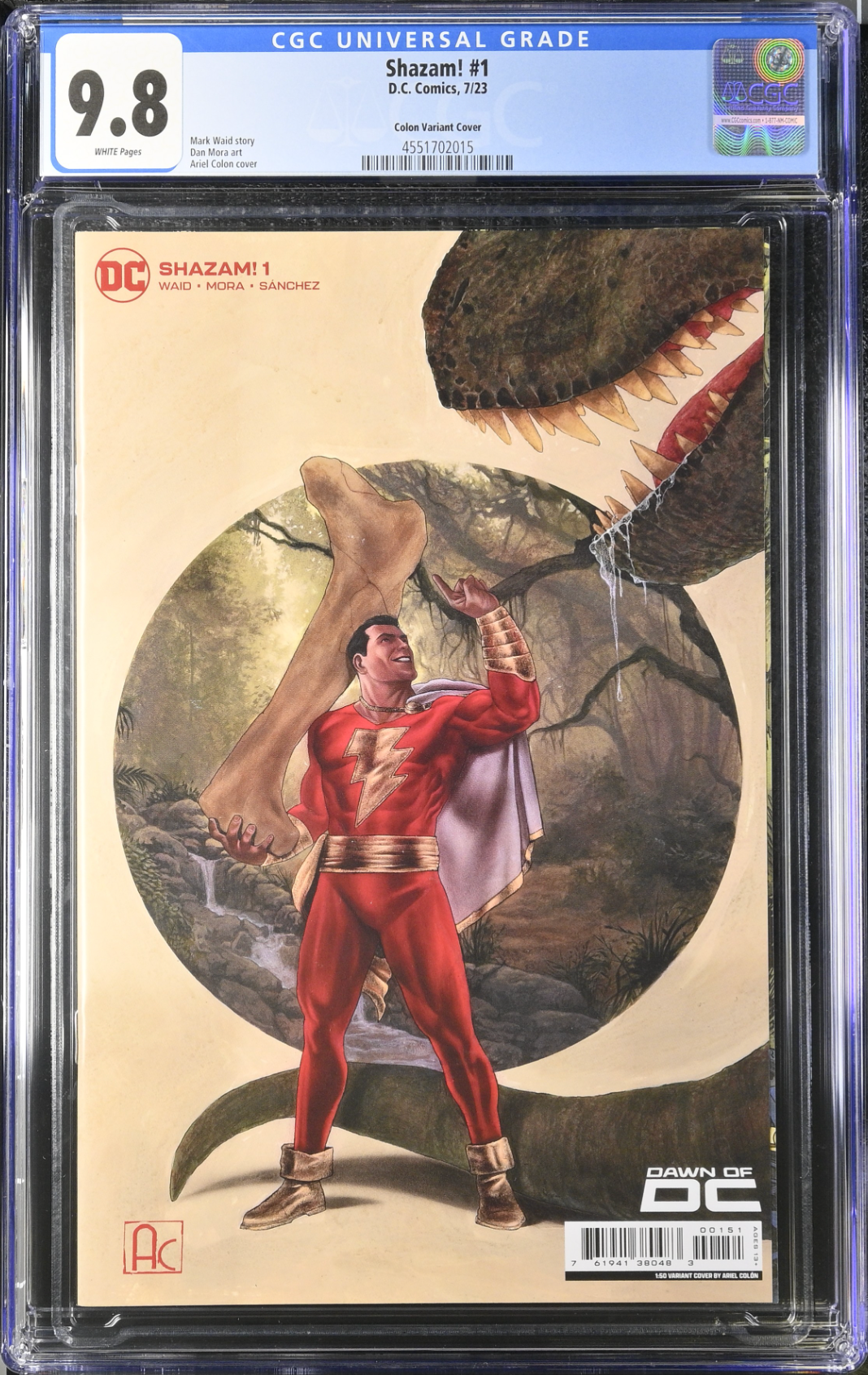 Shazam! #1 Colon 1:50 Retailer Incentive Variant CGC 9.8