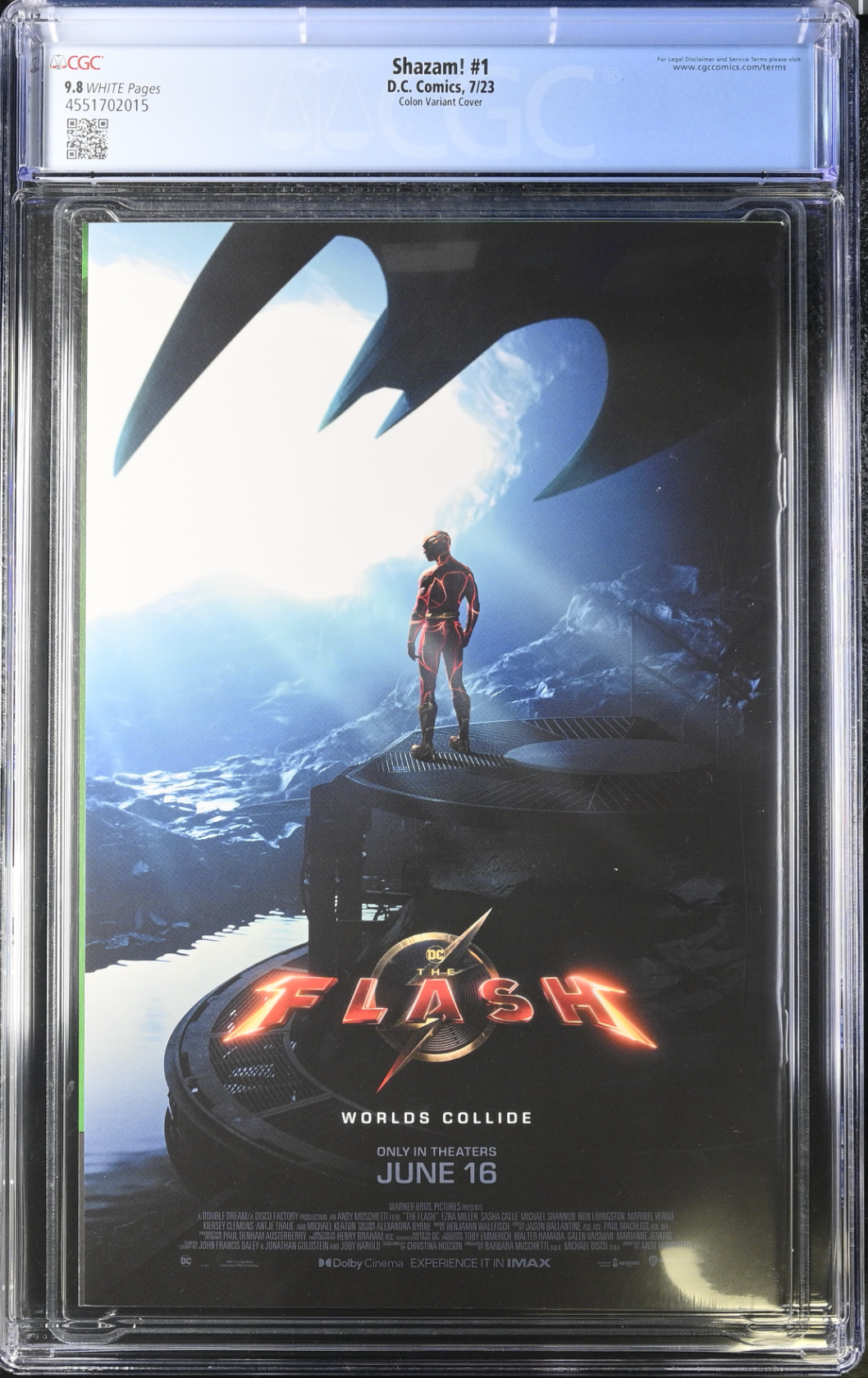 Shazam! #1 Colon 1:50 Retailer Incentive Variant CGC 9.8
