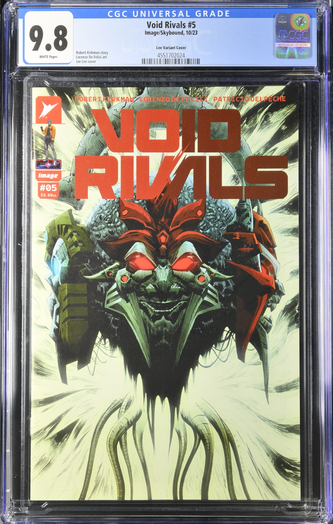 Void Rivals #5 Jae Lee 1:50 Retailer Incentive Variant CGC 9.8