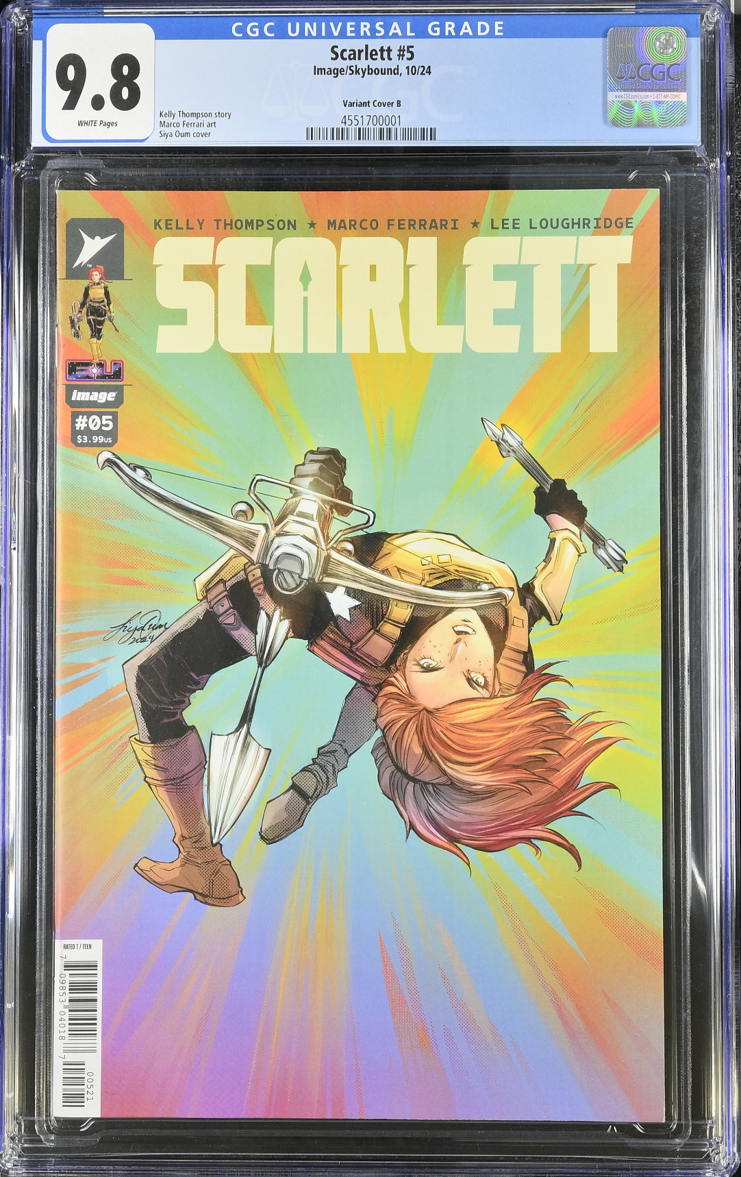 Scarlett #5 Oum Variant CGC 9.8