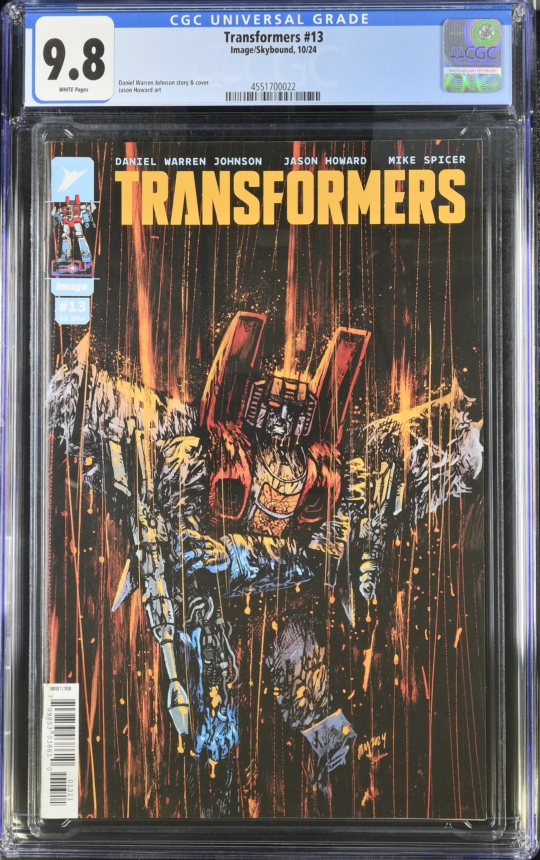 Transformers #13 CGC 9.8