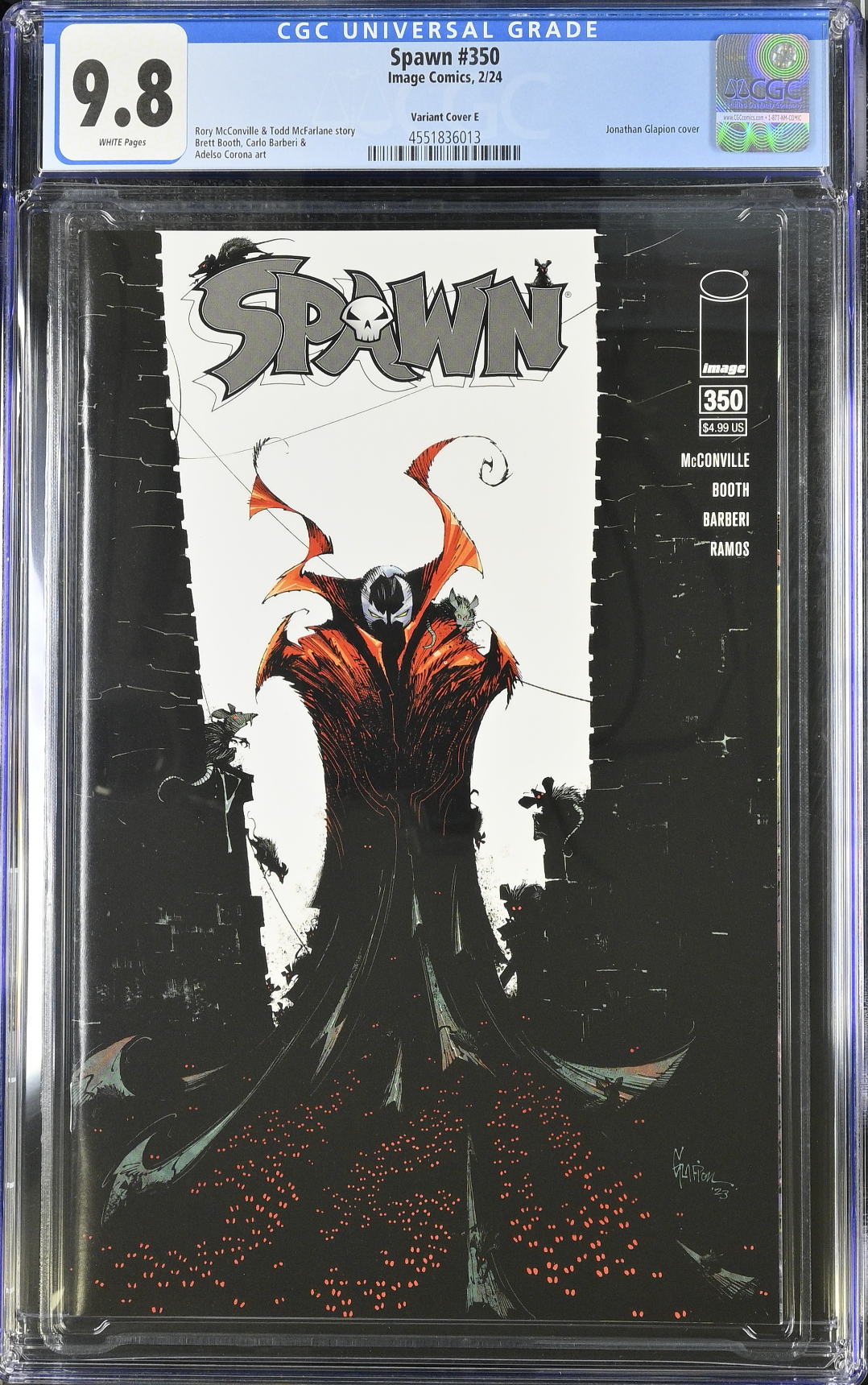 Spawn #350 - Cover E - Glapion Variant CGC 9.8