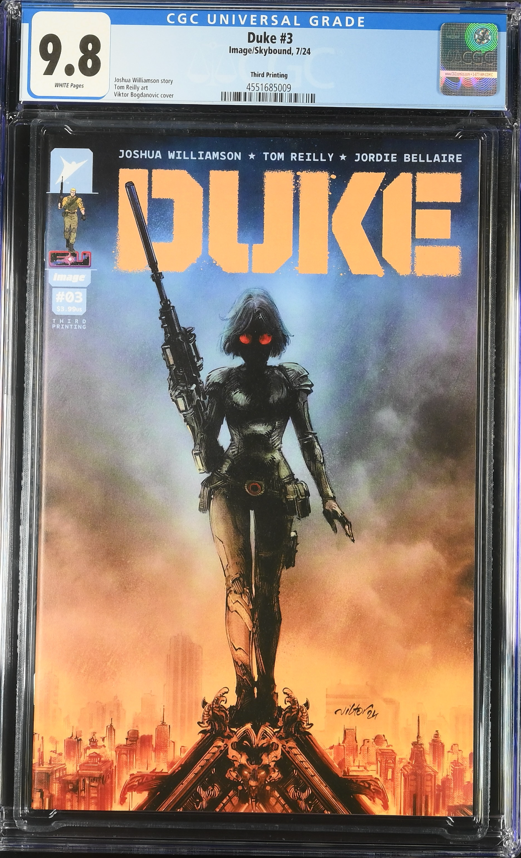 Duke #3 Third Printing CGC 9.8