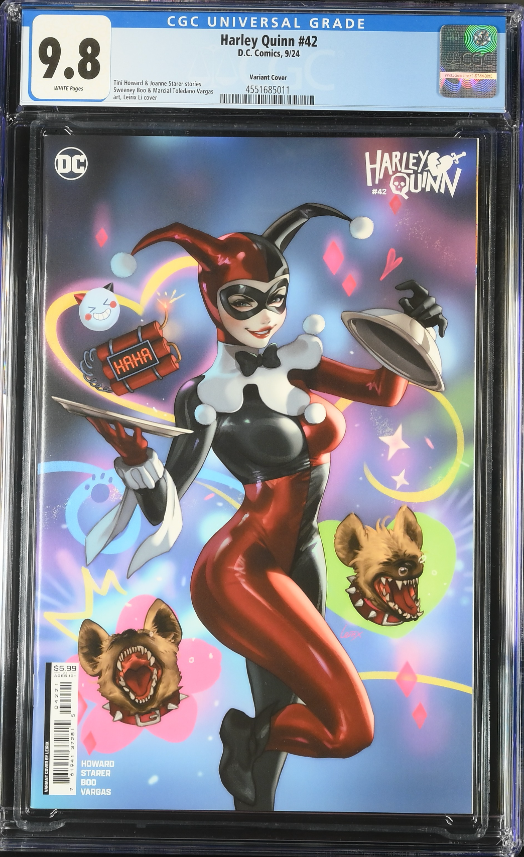 Harley Quinn #42 Li Variant CGC 9.8