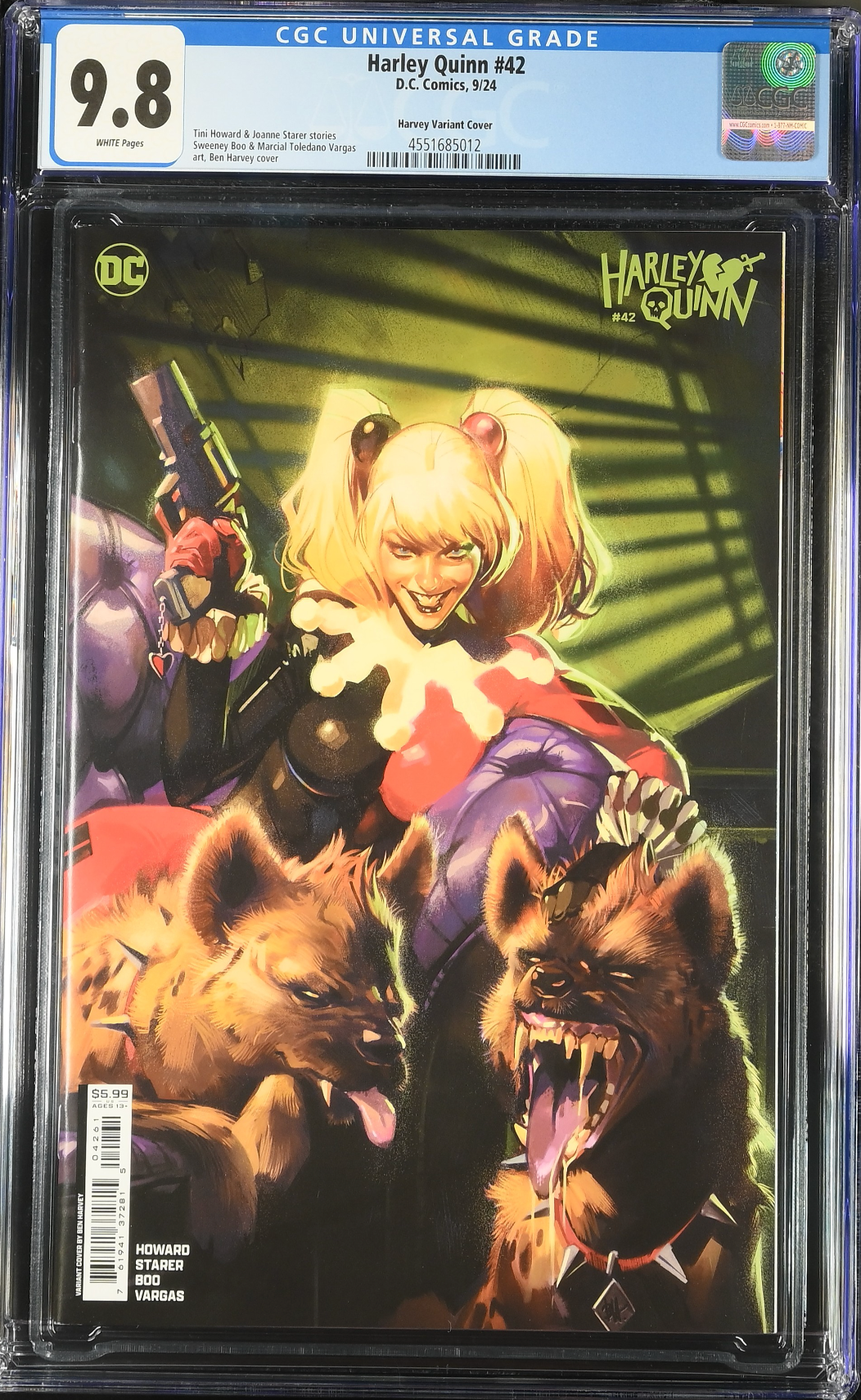 Harley Quinn #42 Harvey Variant CGC 9.8