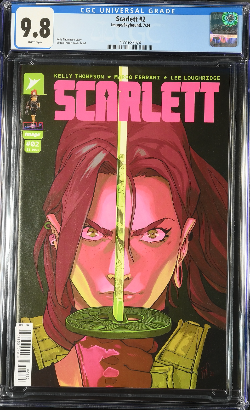 Scarlett #2 CGC 9.8