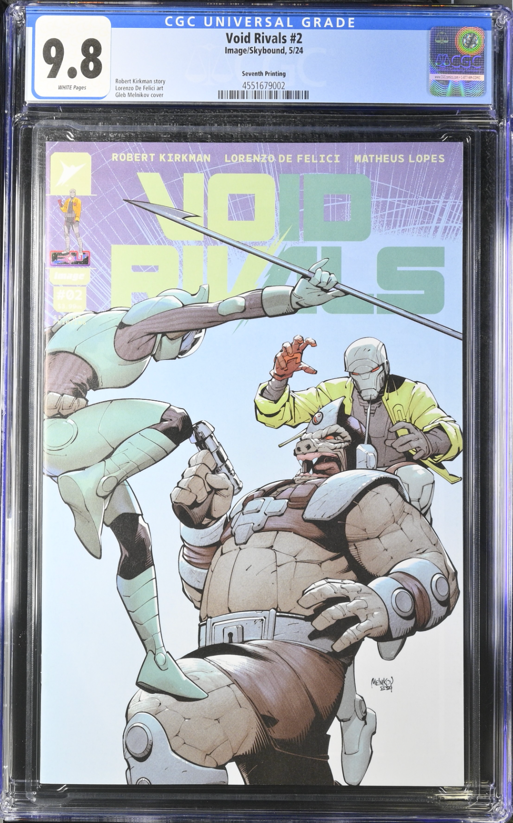 Void Rivals #2 Seventh Printing CGC 9.8