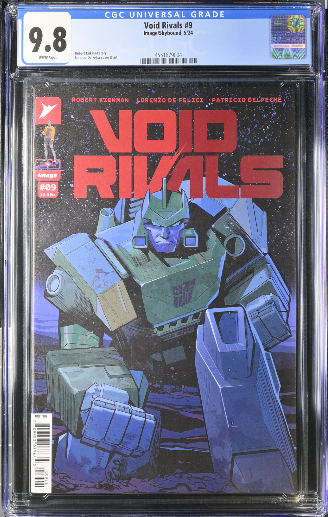 Void Rivals #9 CGC 9.8