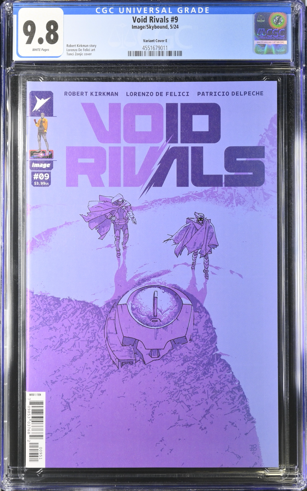 Void Rivals #9 Zonjic 1:50 Retailer Incentive Variant CGC 9.8