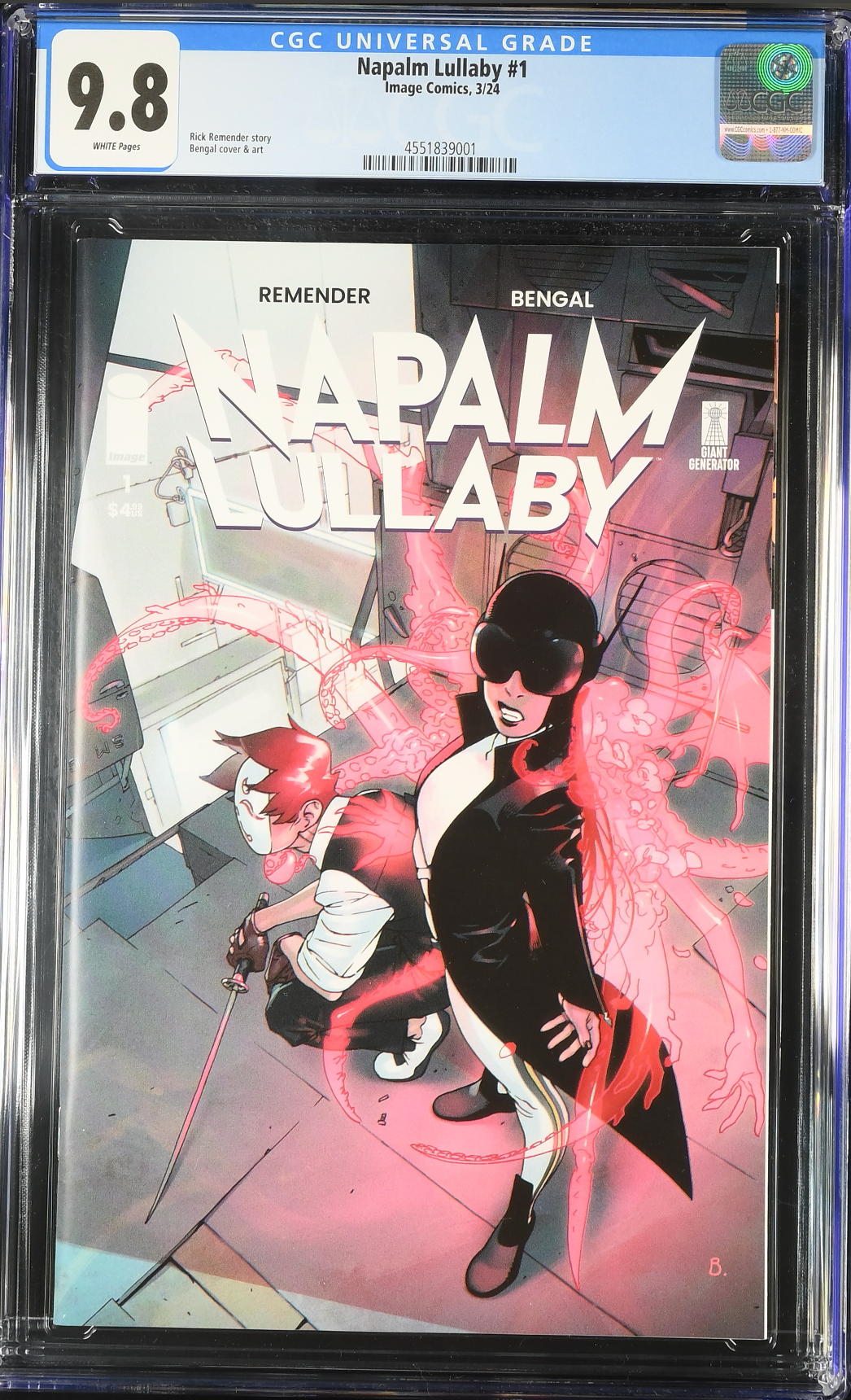 Napalm Lullaby #1 CGC 9.8