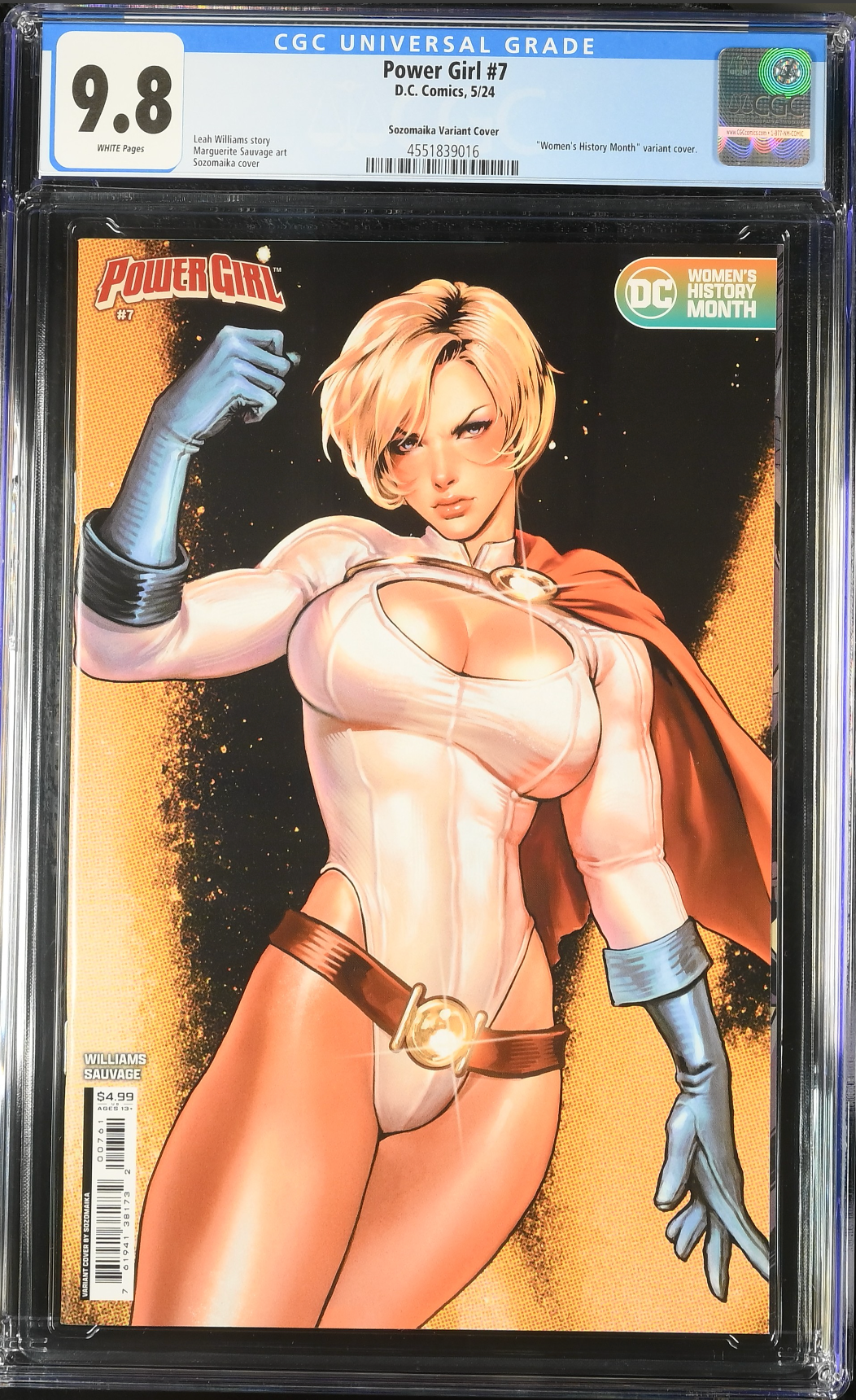 Power Girl #7 Sozomaika Variant CGC 9.8