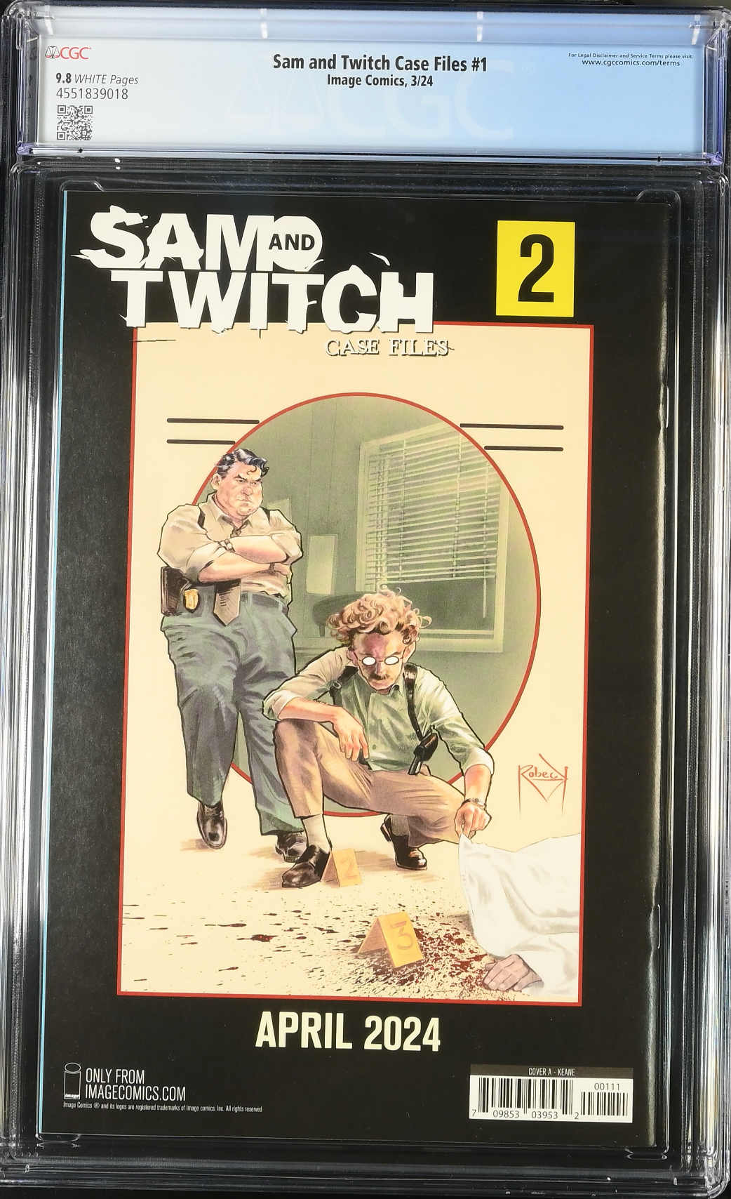 Sam and Twitch: Case Files #1 CGC 9.8