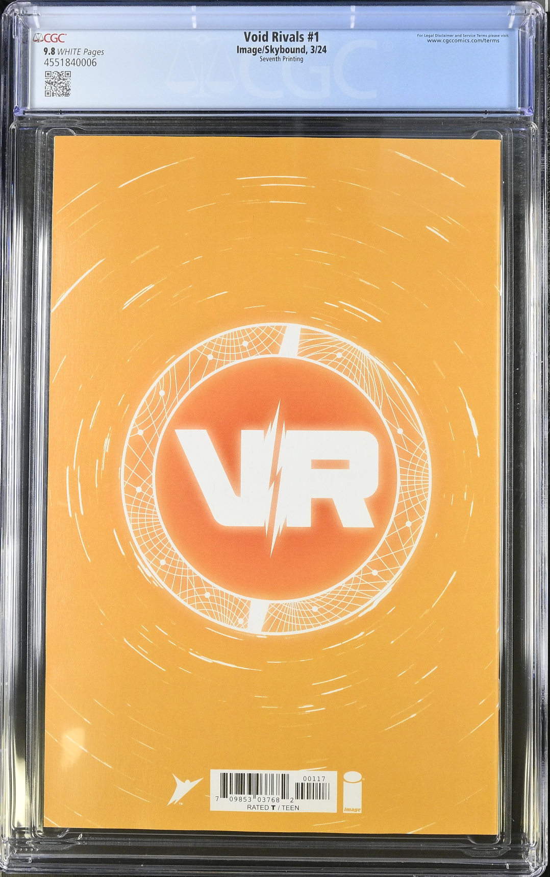 Void Rivals #1 Seventh Printing CGC 9.8