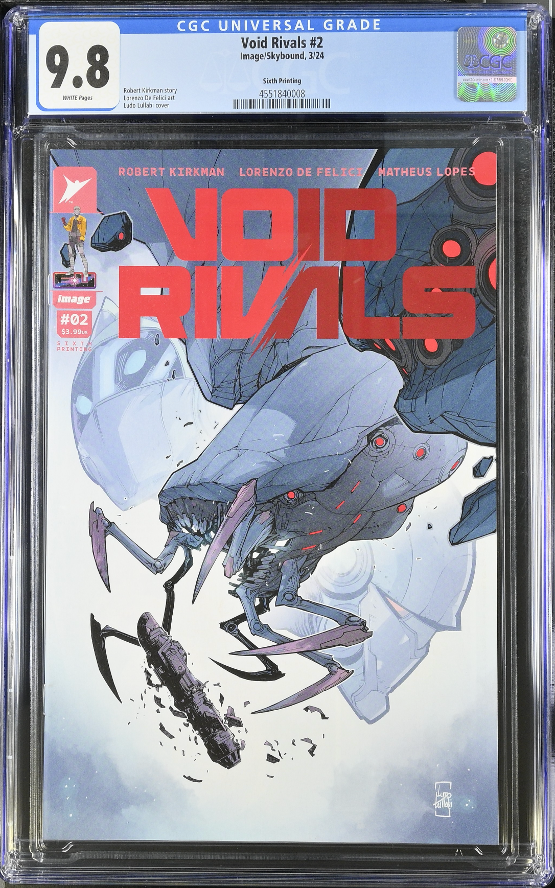 Void Rivals #2 Sixth Printing CGC 9.8