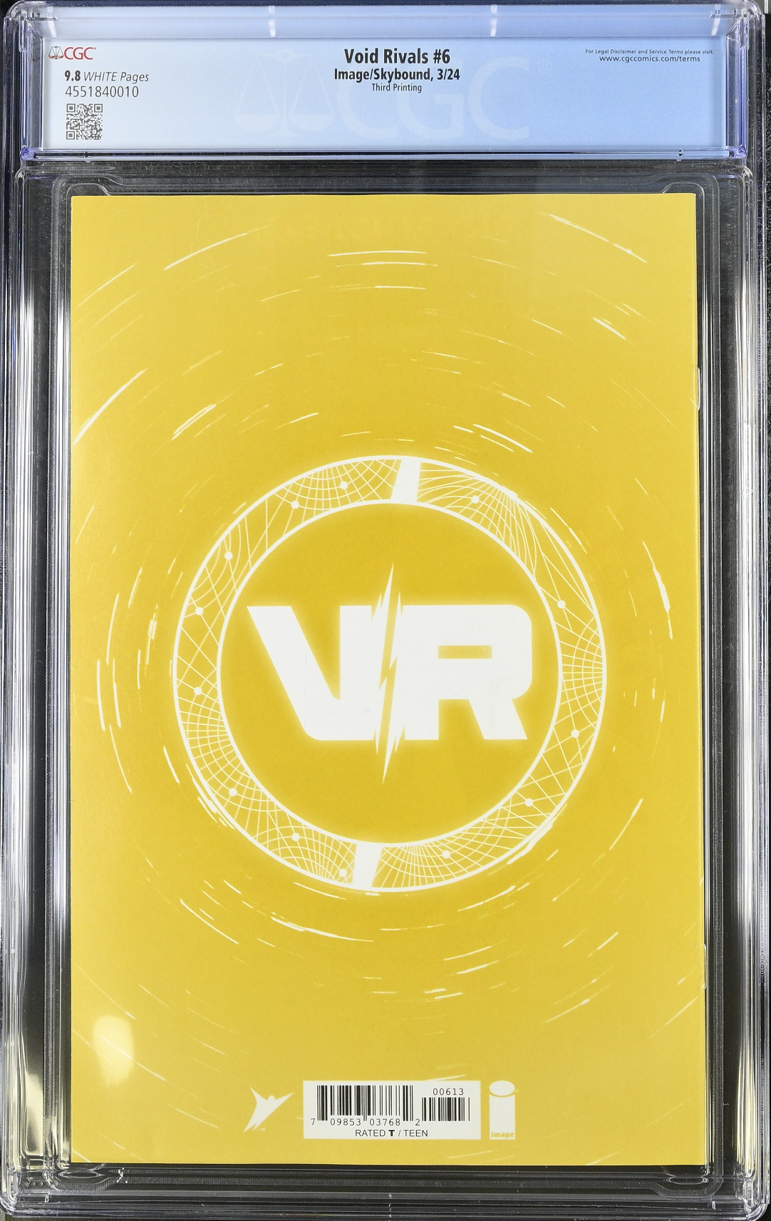 Void Rivals #6 Third Printing CGC 9.8